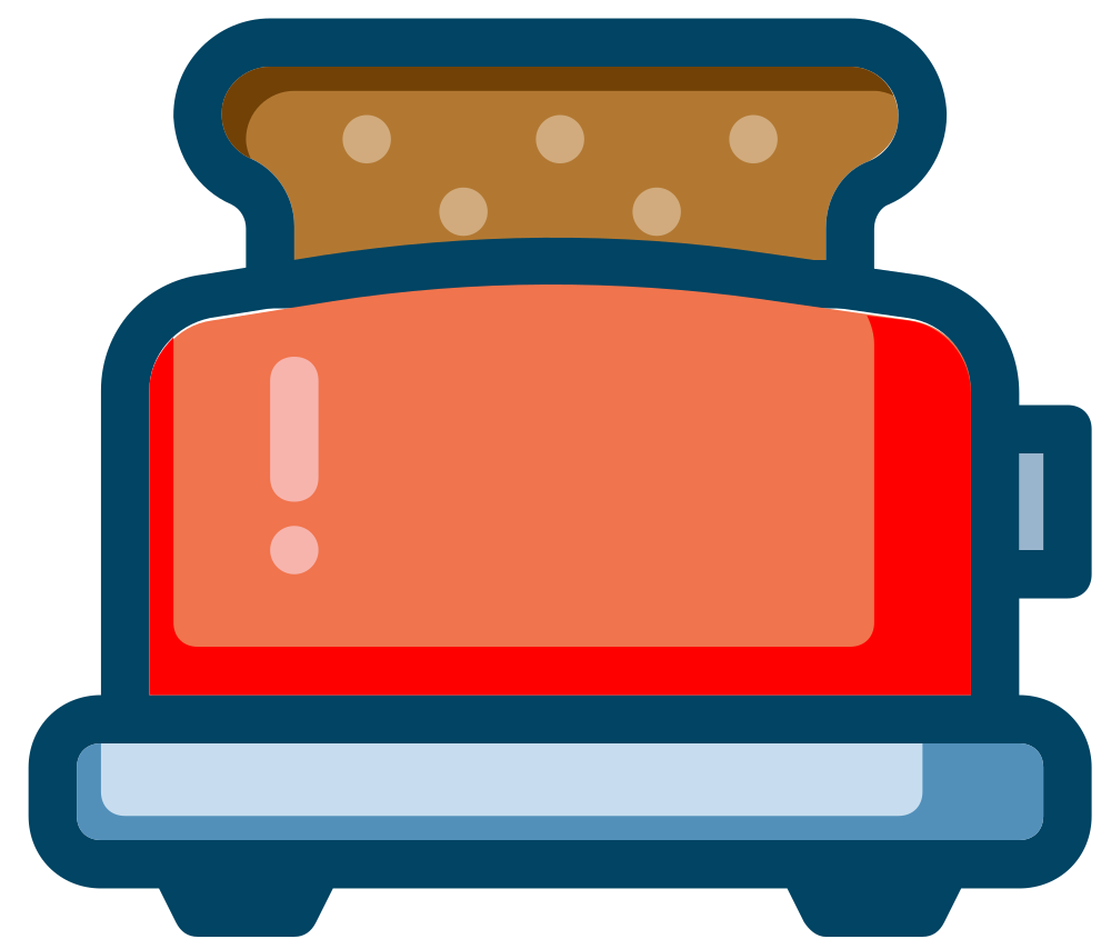 OnlineLabels Clip Art - Toaster